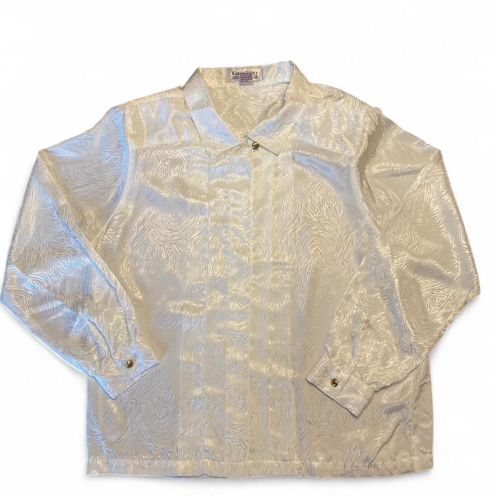 80s 90s zebra print shoulder pads top